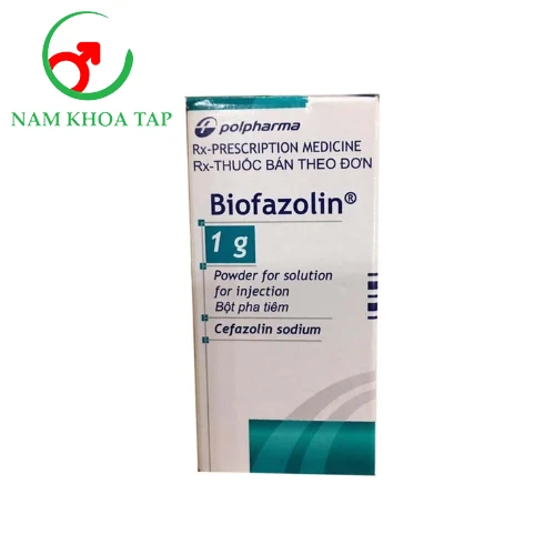 Biofazolin Pharmaceutical Works Polpharma S.A - Điều trị các bệnh liên quan đến nhiễm khuẩn