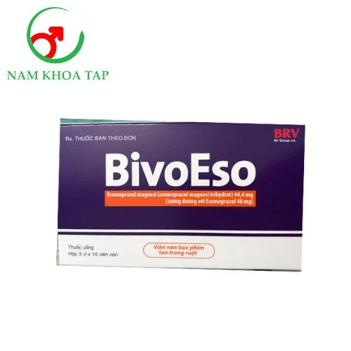 BivoEso 40mg BRV - Điều trị cho bệnh nhân trào ngược dạ dày thực quản