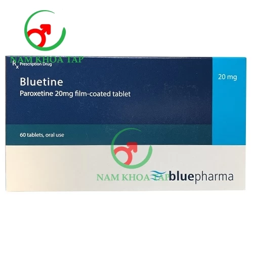 Bluetine 20mg Bluepharma - Điều trị rối loạn trầm cảm nặng và rối loạn hoảng sợ