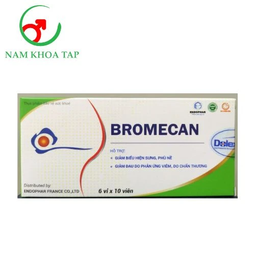 Bromecan Endophar France - Hỗ trợ giảm biểu hiện sưng, phù nề