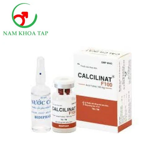 Calcilinat 100mg/10ml Bidiphar - Phòng và điều trị ngộ độc