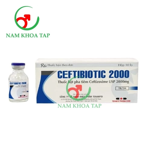 Ceftibiotic 2000 Tenamyd - Hỗ trợ điều trị nhiễm trùng
