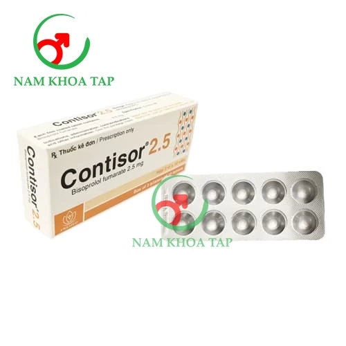 Contisor 2.5 - Bisoprolol fumarate 2,5mg Fremed