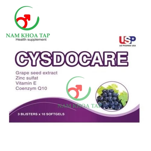 Cysdocare US Pharma USA - Giúp làm đẹp da, ngăn ngừa lão hóa