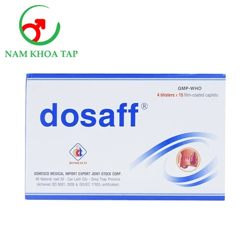 Dosaff - Điều trị giãn tĩnh mạch thừng tinh hiệu quả của Domesco