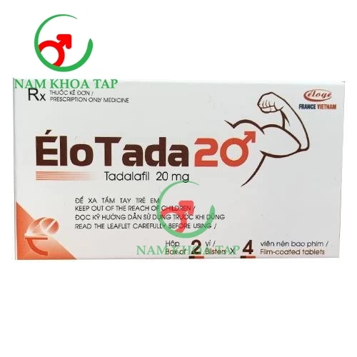 ÉloTada 20mg - Thuốc điều trị rối loạn cương dương nam giới của Éloge