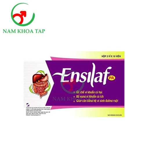 ENSILAF P/A Meliphar - Hỗ trợ tăng cường vi sinh đường ruột