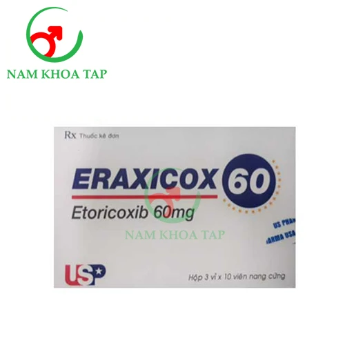 Eraxicox 60mg US Pharma - Thuốc điều trị viêm đau xương khớp