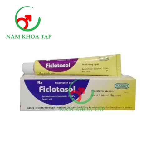 Ficlotasol Cream 10g Hasan-Dermapharm - Điều trị các viêm nhiễm trên da (10 hộp)