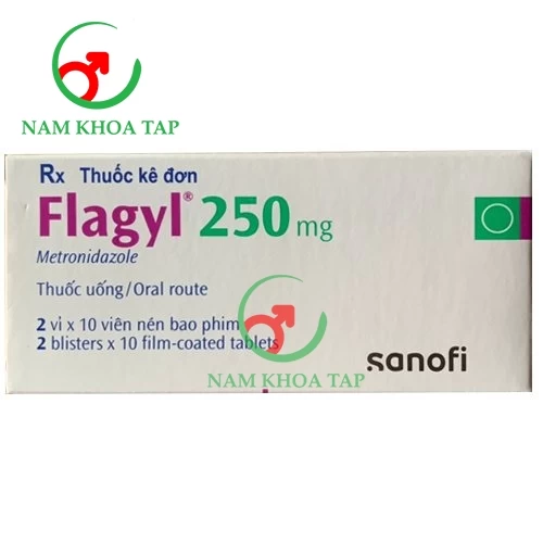 Flagyl 250mg - Thuốc điều trị nấm sinh dục ở nam giới hiệu quả