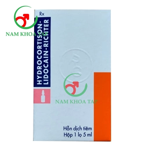 Hydrocortison-Lidocain-Richter 5ml - Thuốc chống viêm hiệu quả