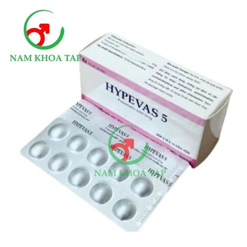 Hypevas 5 - Pravastatin natri 5mg Hà Tây