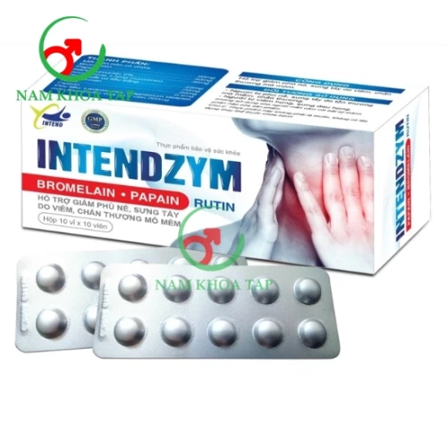 Intendzym Tradiphar - Hỗ trợ giảm phù nề, sưng tấy do chấn thương
