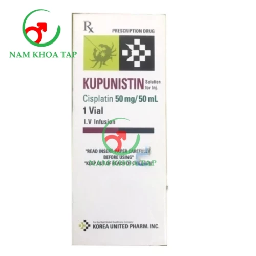 Kupunistin 50mg/50ml Korea United Pharm - Điều trị ung thư tinh hoàn đã di căn