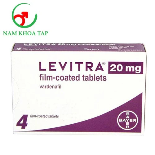 Levitra 20mg - Thuốc điều trị yếu sinh lý hiệu quả của Đức