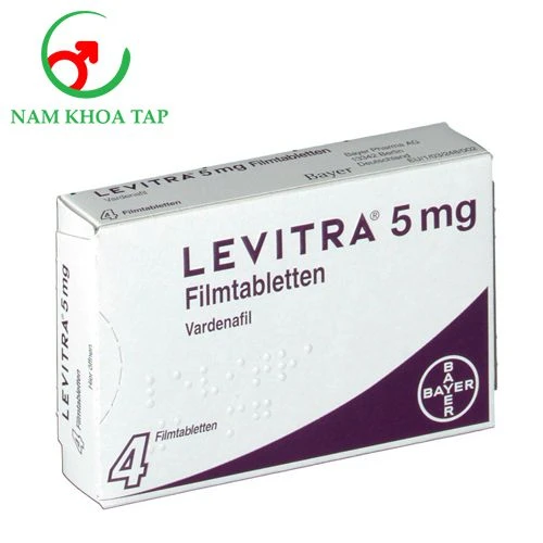 Levitra 5mg - Thuốc điều trị yếu sinh lý hiệu quả của Đức