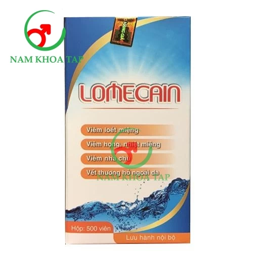 Lomecain Dược Bạch Mai - Điều trị nhiệt miệng và vết thương hở