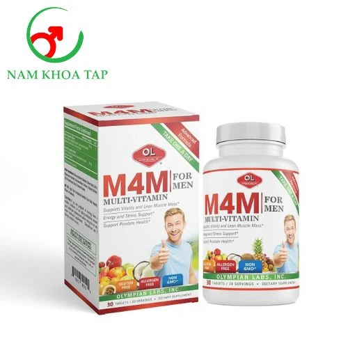 M4M Multi-Vitamin For Men Olympian Labs - Thực phẩm chức năng hỗ trợ tăng cường sức khỏe nam giới