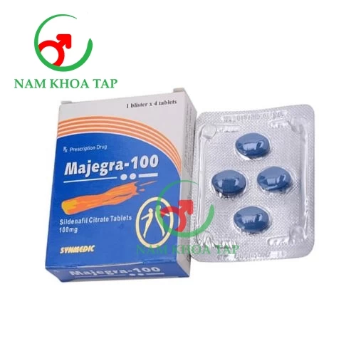 Majegra 100 - Thuốc điều trị rối loạn cương dương hiệu quả