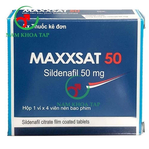 Maxxsat 50 - Thuốc cường dương Ấn Đố hiệu quả của hãng Fourrts