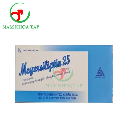 Meyersiliptin 25 Meyer - Thuốc điều trị đái tháo đường hiệu quả