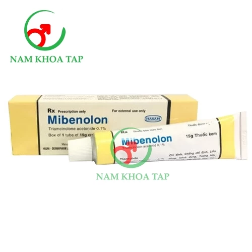 Mibenolon 15g Hasan-Dermapharm - Điều trị viêm da, dị ứng da, vẩy nến