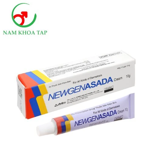 Newgenasada Cream 10g Korea Arlico Pharm - Điều trị viêm da do ánh sáng mặt trời, viêm da tróc vẩy
