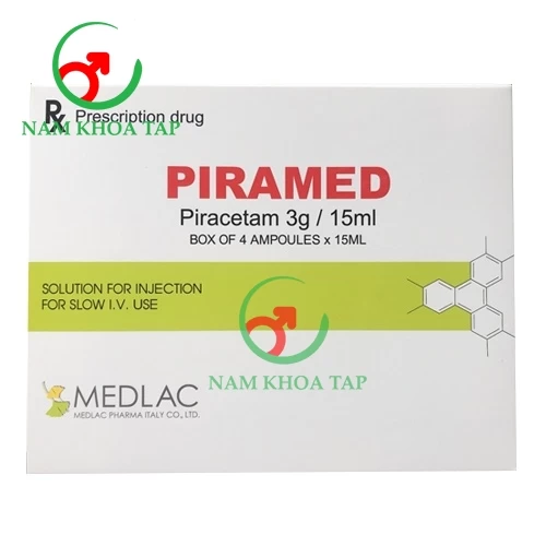 Piramed 3g/15ml Medlac - Điều trị sa sút trí tuệ và lú lẫn ở người cao tuổi