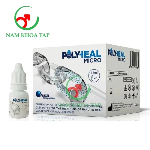 Polyheal Micro 7,5ml Praxis Pharmaceutical - Giúp kích thích quá trình làm lành vết thương