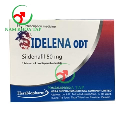 Sidelena ODT 50mg Hera Biopharm - Thuốc trị rối loạn cương dương