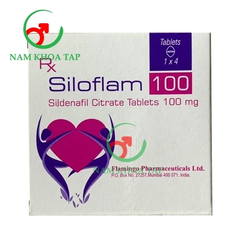 Siloflam 100mg - Thuốc điều trị yếu sinh lý nam hiệu quả của Ấn Độ