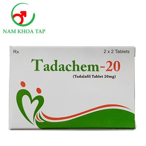 Tadachem 20mg - Thuốc điều trị rối loạn chức năng cương dương