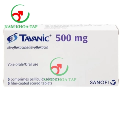 Tavanic 500mg Sanofi (viên) - Thuốc điều trị nhiễm khuẩn