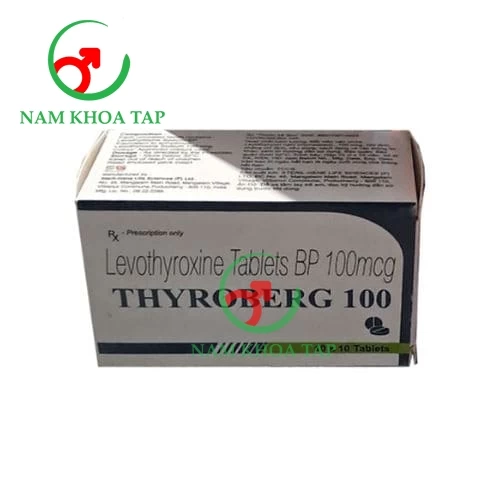 Thyroberg 100 - Levothyroxin natri 100mcg Steril-Gene