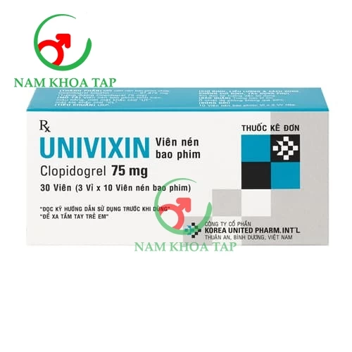 Univixin - Clopidogrel 75mg Korea United