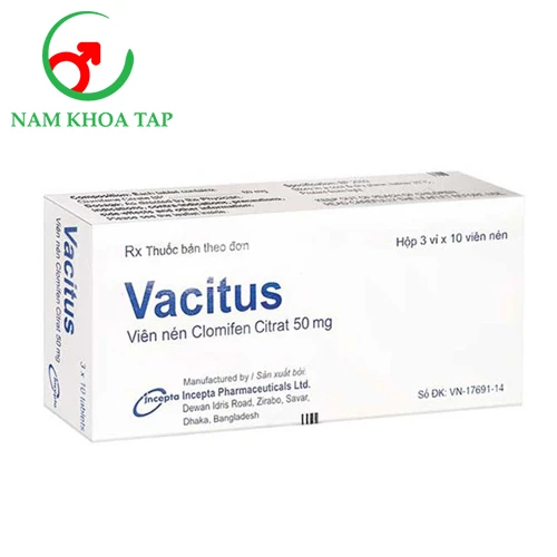 Vacitus - Giúp kích thích sản sinh tinh trùng ở nam giới