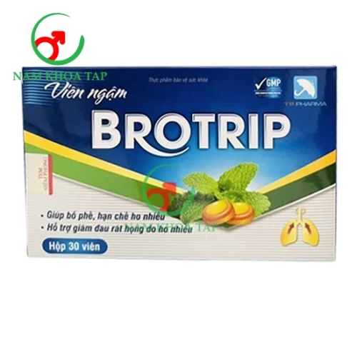 VIÊN NGẬM BROTRIP TPP - Giúp hỗ trợ giảm ho hiệu quả