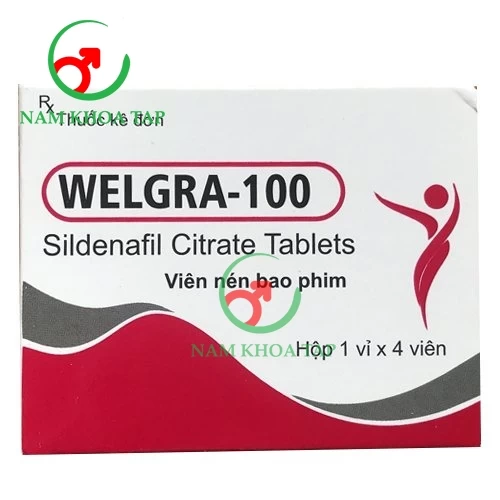 Welgra-100 - Thuốc điều trị rối loạn cương dương hiệu quả