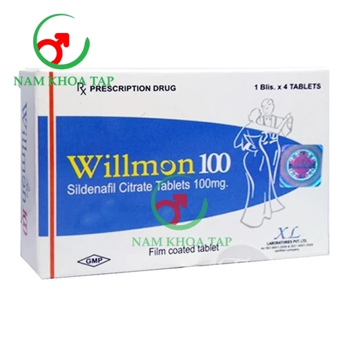 Willmon 100 - Thuốc điều trị rối loạn cương dương hiệu quả của Ấn Độ