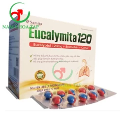 EUCALYMITA 120 Halifa - Hỗ trợ bổ phế, giảm đau họng, khàn tiếng