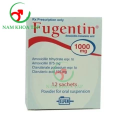 Fugentin 1000mg (bột) - Điều trị các triệu chứng nhiễm khuẩn