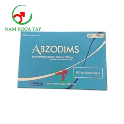Abzodims - 	Bismuth tripotassium dicitrate 300mg Enlie