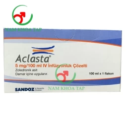 Aclasta 5mg/100mg Novartis - Điều trị một số tình trạng bệnh lý ảnh hưởng đến xương