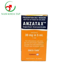 Anzatax 30mg/5ml Hospira - Điều trị ung thư buồng trứng di căn