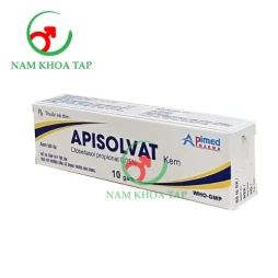 Apisolvat 15g Apimed - Ðiều trị ngắn hạn các tình trạng ngứa, mẫn đỏ, da đóng vảy (10 type)