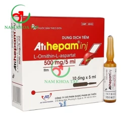 Atihepam inj 500mg/5ml An Thiên - Điều trị hỗ trợ trong các trường hợp bệnh gan cấp tính hay mãn tính