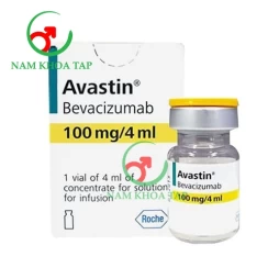 Avastin 100mg/4ml Roche - Điều trị ung thư đại trực tràng di căn, ung thư vú tái phát khu trú