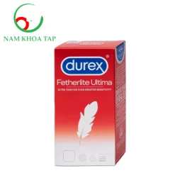 Durex Fetherlite - Bao cao su siêu mỏng hộp 12 cái của Thái Lan