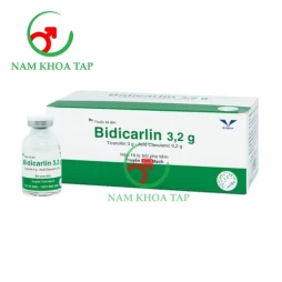 Bidicarlin 3,2g Bidiphar - Được chỉ định để điều trị nhiễm trùng nặng