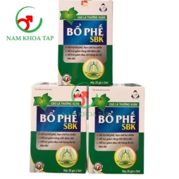 Bổ phế SBK Vinphaco - Giảm tăng tiết dịch đờm dãi